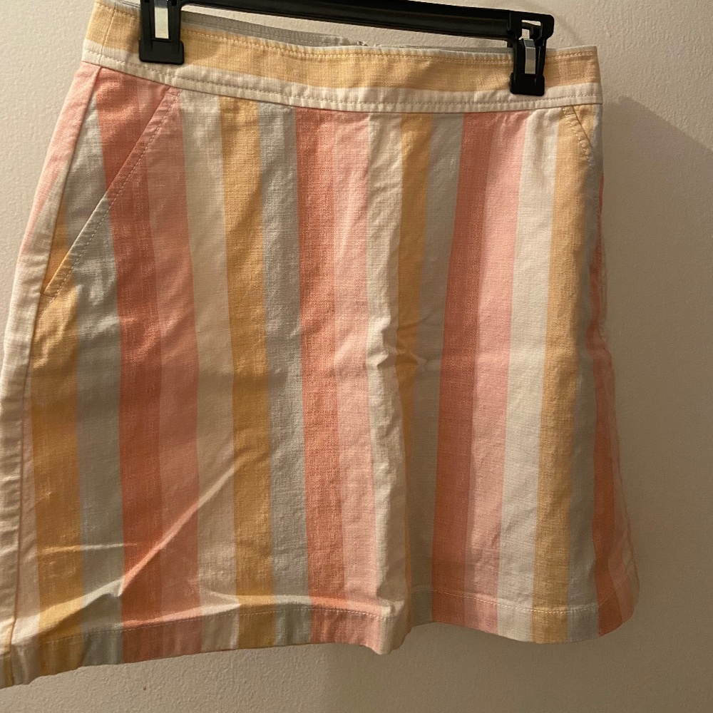 Loft striped skirt